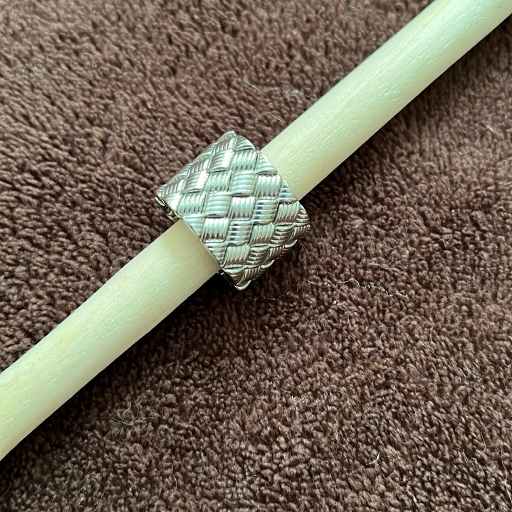 Adjustable Ring - Woven Pattern